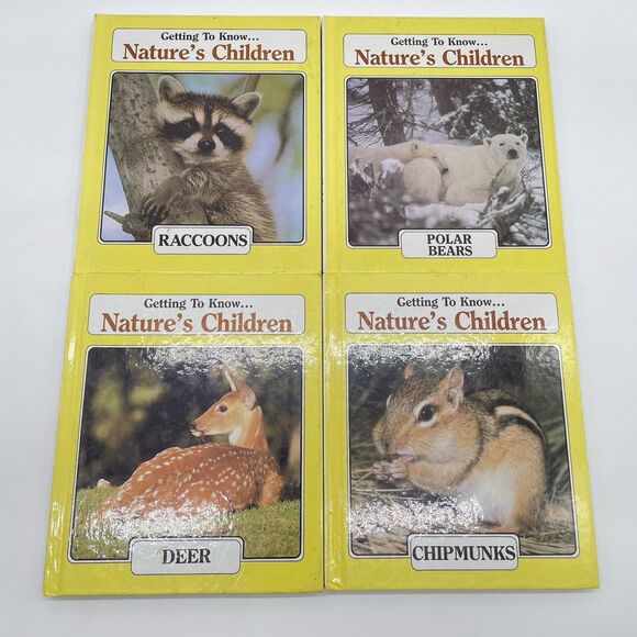 Lot of 4 Getting To Know... Nature's Children Books Volume 1-4 - Picture 1 of 6